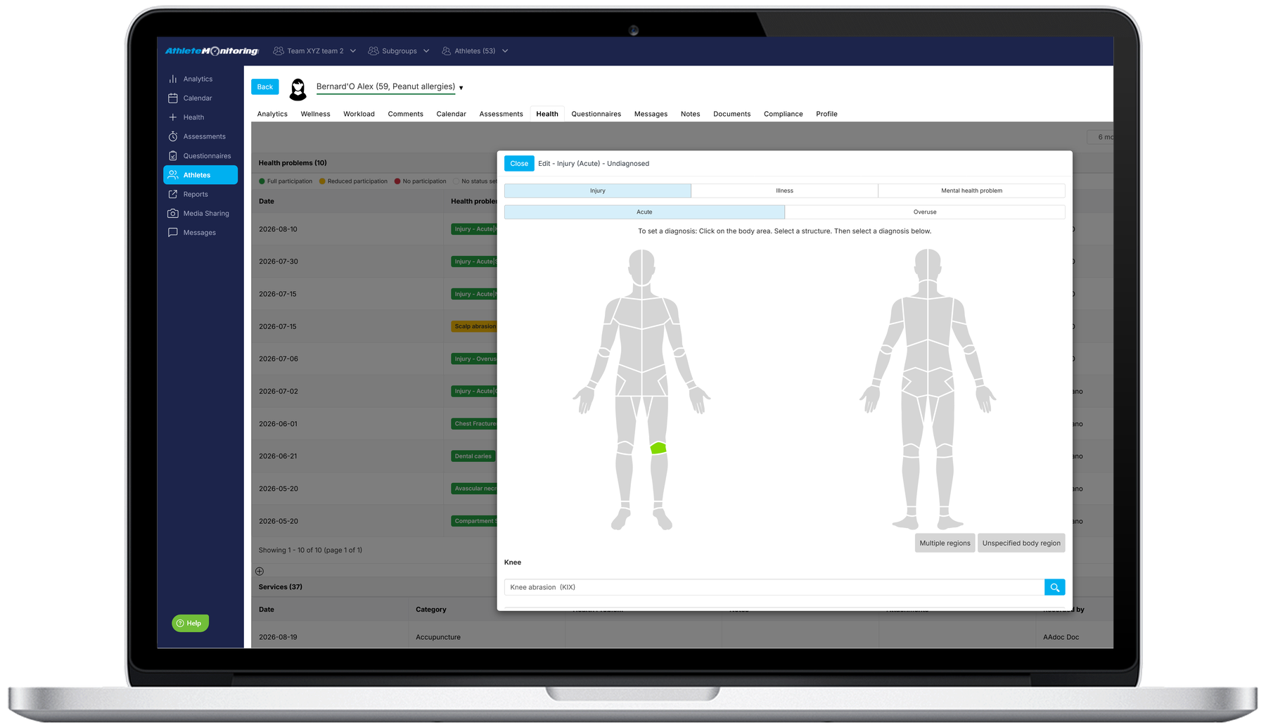 Healthcare & sports medicine
